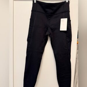 NWT Athleta fleece leggings